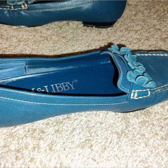 Sam & Libby Blue Women's Loafers - Picture 7 of 9